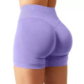 Women's Seamless High Waist Gym Shorts Butt Lifting Slim Fit High Elastic Yoga Shorts for Fitness Training Running & Cycling