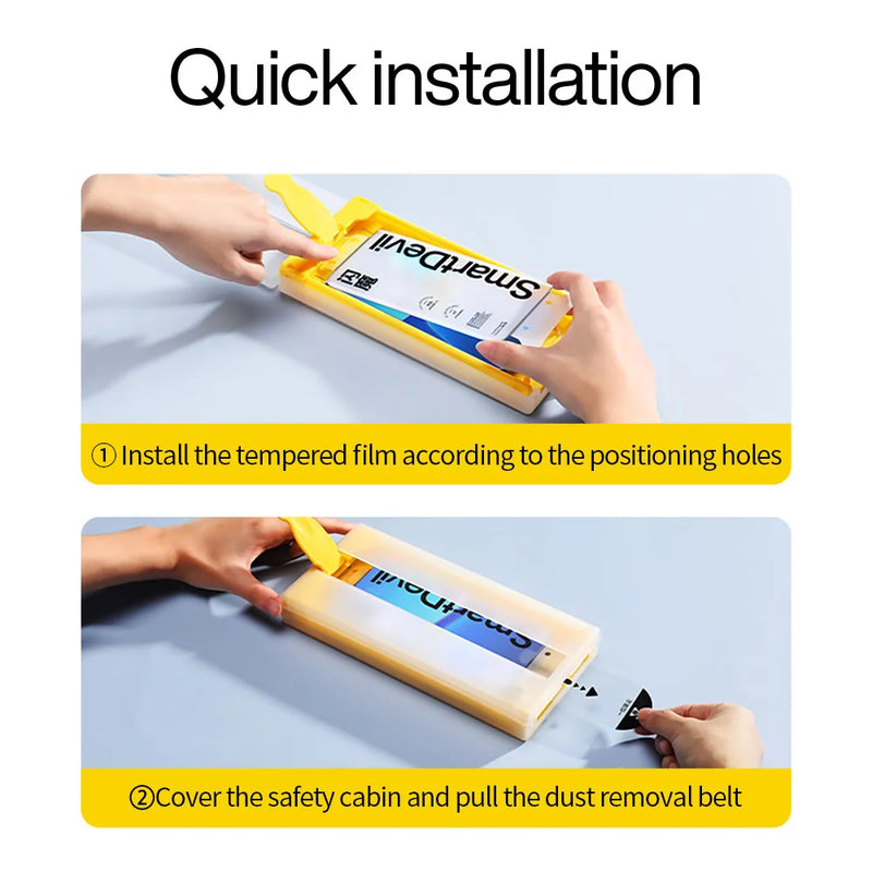 SmartDevil Microcrystalline Screen Protector for Xiaomi 14 13 Pro Full Glue Soft Film for Redmi Note 13 Pro Dust-free