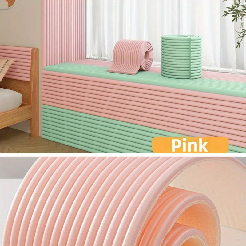 2m Desk Edge Guard Strip Baby Safety Soft Anti Collision Cushion Self Adhesive Thickend Wall Corner Protector