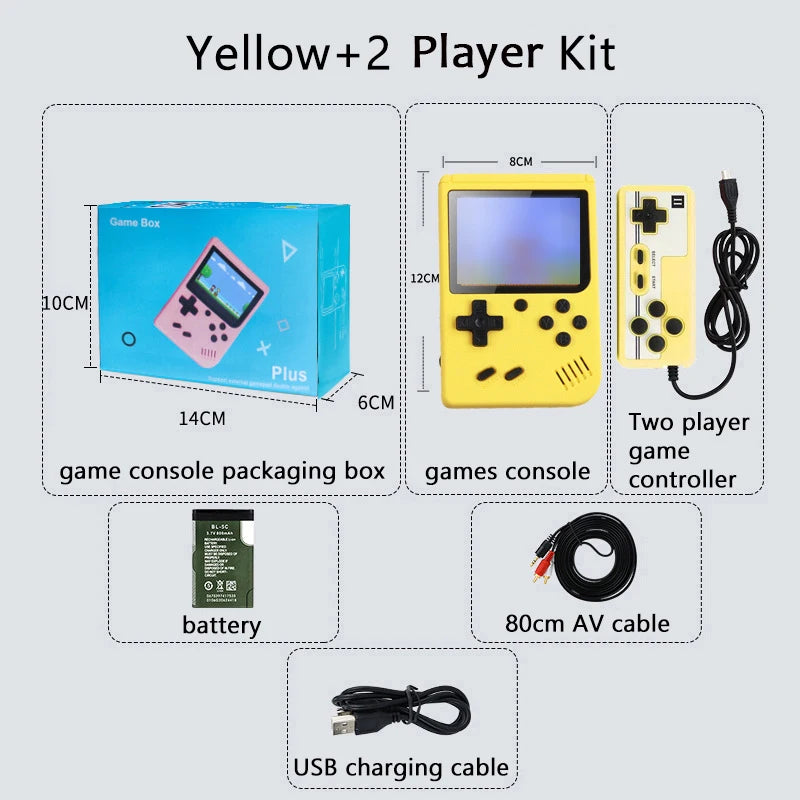 Built-in 500 Handheld Game Player 5.3-inch Handheld Classic arcade retro for Gameboy Output Emulator TV games Video Game Console