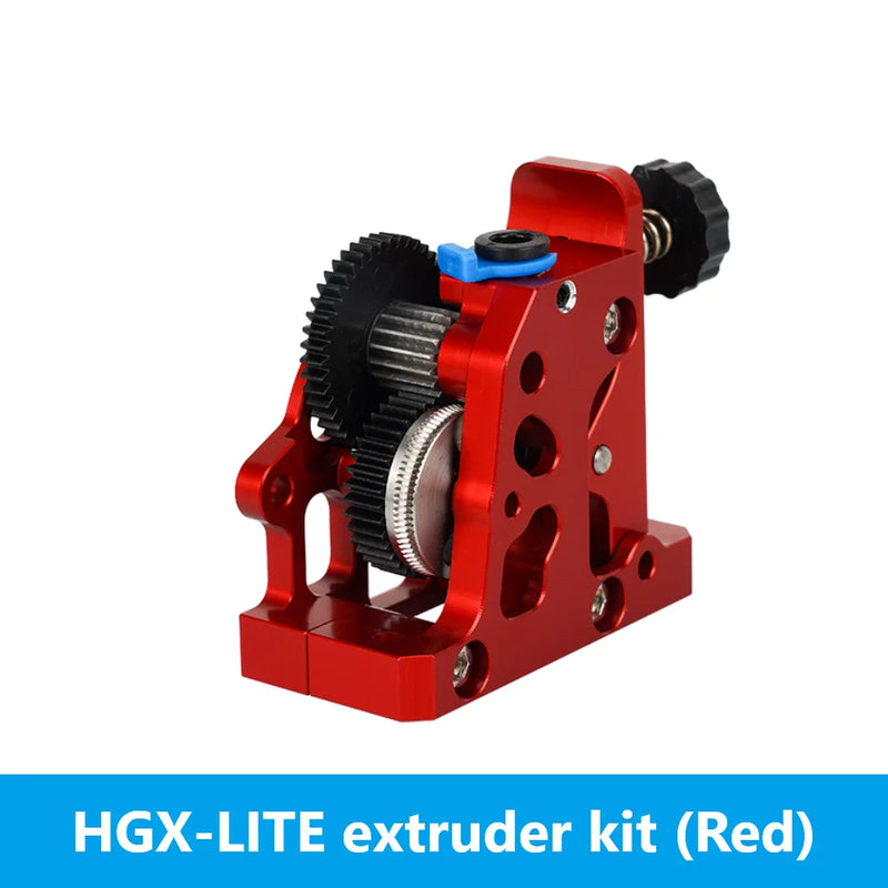 HGX LITE Extruder Dual Gear Extruder Hard Steel Reduction Gear High Speed Motor 3D Printer Parts for CR10 CR 10S Ender3 V2 VORON