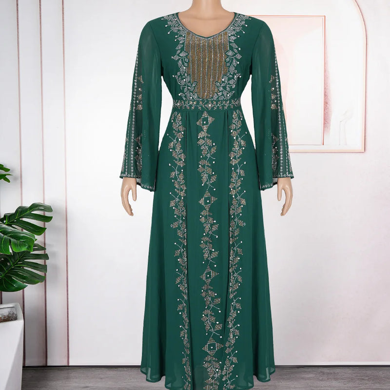 Abayas For Women Dubai Luxury African Muslim Fashion | SAMAG
