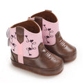 PINK Super Cute Winter Snow Baby Boots Cute Bear Warm Booties For Kids Soft Sole Infant Newborn Toddler Baby Girl Shoes