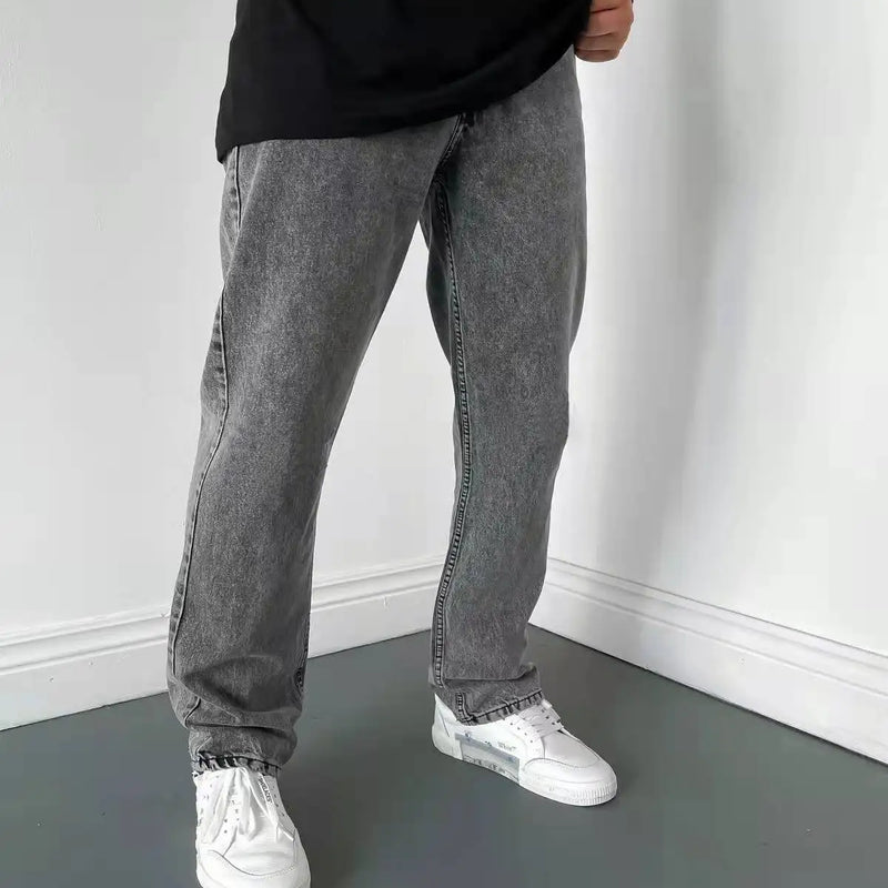Business Men's Jeans Casual Straight Stretch Fashion | SAMAG