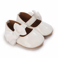 Baby Newborn Girl Princess Anti slip Bow Shoes Preschool Children's Soft PU Leather Walking Shoes  Series First Walking Shoe