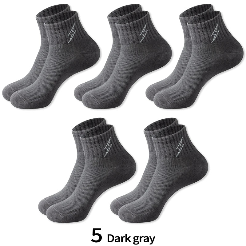 Cotton Cushion Socks Men Quarter Ankle Athletic Running | SAMAG
