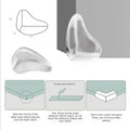 1-6pcs Table Corner Protector, Edge Sticker, Glass Corner Furniture, Silicone Corner Protector, Table Anti-Collision
