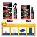 30/120ml Car Motorcycle Exhaust Pipe Cleaner Car Rust Remover with Gloves and Brush Repair Maintenance Tool Set Car Clean Tools