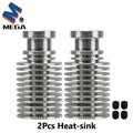 E3D V6 Heatbreak Heatsink Kit Titanium Alloy Bi-Metal Throat For Kingroon KP3S KP3S Pro S1 KP5L 3D Printer Parts Accessories