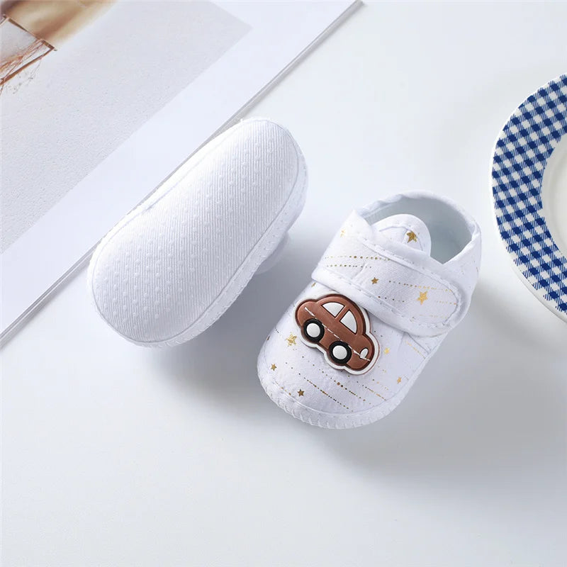 0 - 12Month Baby Girl Boy Shoes First Walkers Cotton Soft - View 5 | SAMAG