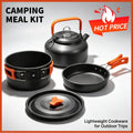 Camping Cooking set Camping Cookware Travel Tableware Outdoor Picnic Set Teapot For 2-3 Peaple Non-stick pots assorted sets