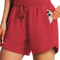 New women's casual sportswear sports running shorts quick-drying lightweight fitness shorts with zipper sports shorts
