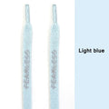 Rubber Band Classic Shoe Laces Reflective Letter Printing Flat Shoelaces for Sneakers Fashion Sports Strings Casual Accessories