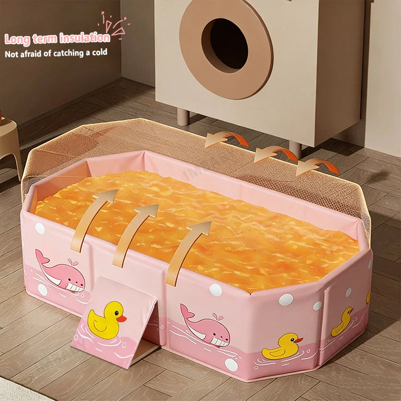 Baby Bath Keep Warm Basin Foldable Bath Basin Easy To Store Simple Bathtub Convenient To Carry for Indoor and Outdoor Travel Use