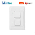 Tuya Zigbee Smart Wall Switch With Neutral Wire Optional Push Button Physical Light Switch Voice Control Google Home Alexa