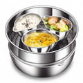 Nordic Style 316 Stainless Steel Egg Steaming Bowl With Lid Food Safe Cooking Container For Baby Food Stewing Heating