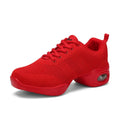 Women Dance Shoes Jazz Ballroom Dancing Comfortable Lady PU Soft Outsole Training Breathable Modern Tango Dance Sneakers