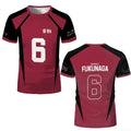 Anime Jersey Uniform T - shirt Role - playing Costume - View 3 | SAMAG