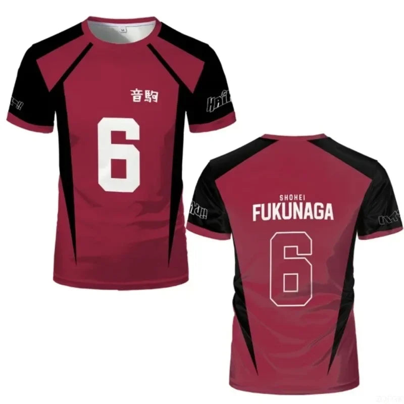 Anime Jersey Uniform T - shirt Role - playing Costume - View 3 | SAMAG