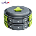 CAOX Amping Cookware Set Backpacker's Cooking Set: Portable, Durable Outdoor Cookware with Tableware and Handy Storage Bag