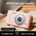 4K Digital Camera Dual Camera Flash 50 Million Hd Pixel Pixel Retro Ccd Portable Card Entry-level Camera Auto Focus