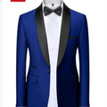 Men Formal Slim Fit Tuxedo Prom Suit Male Groom Wedding Blazers High Quality Groomsman Luxury Dress Business Banquet Party Suit