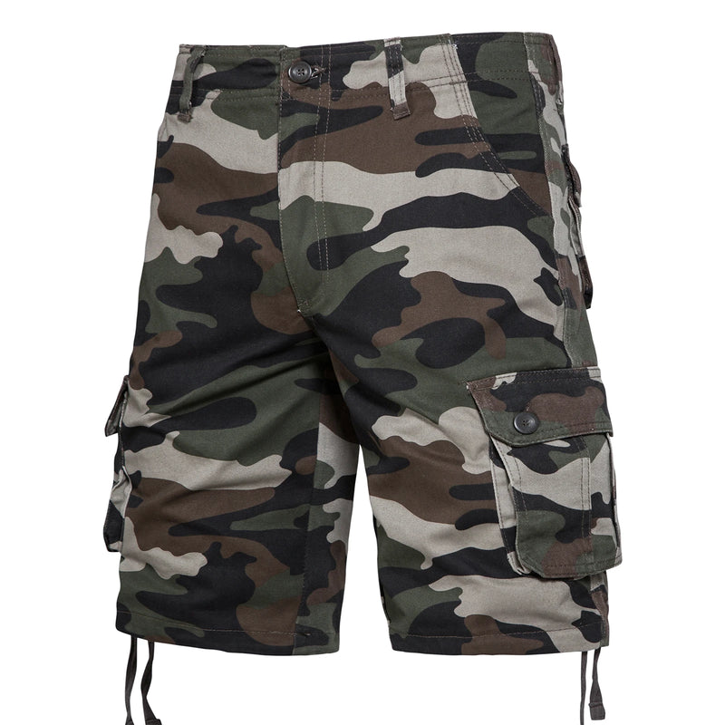 Camouflage Shorts Men Cargo Summer Tactical Ripstop | SAMAG