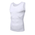 Men's Double Layer Cooling Compression Vest, Breathable Tummy Control Body Shaping Sleeveless Undershirt