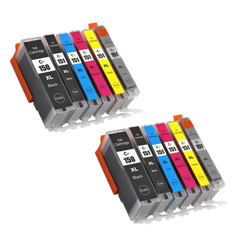 DAT PGI 150 CLI 151 Ink Cartridge For canon PIXMA IP7210 MG5410 MG5510 MG6410 MG6610 MG5610 MX921 MX721 IX6810 PGI150 CLI151