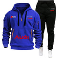 Audi Warm Hoodie Pullover Jacket & Two - Piece Casual Sport Pants Set Insulated Outdoor Fashion Summer/Winter Style | SAMAG