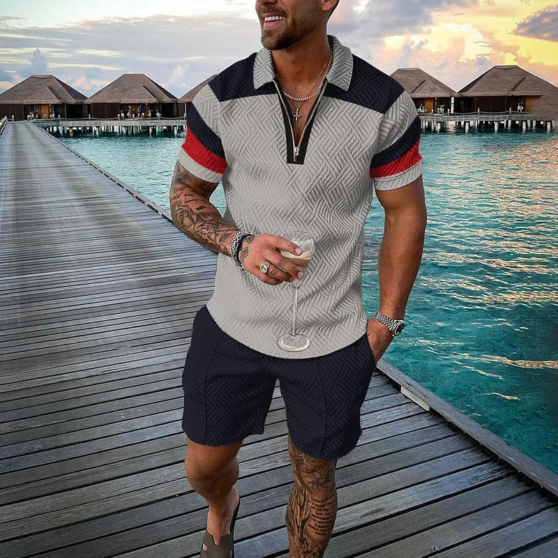 Men's Clothing Tracksuit Sets 3D Print Color Squares | SAMAG