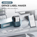 Niimbot B1 Mini Label Thermal Printer Portable Self-Adhesive Bluetooth Maker Machine For Round UV Tag Stickers Labels Rolls