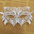 1pcs Hot Sale White Sexy Lace Half Face Masks Various Styles Halloween Masquerade Party Dance Mask Costume