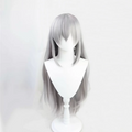 Cosplay Uma Musume Pretty Derby Tamamo Cross Wig Anime game party wig silver gray long straight wig ﻿