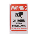 10pcs/lot Waterproof PVC CCTV Video Surveillance Security Sticker Warning Signs