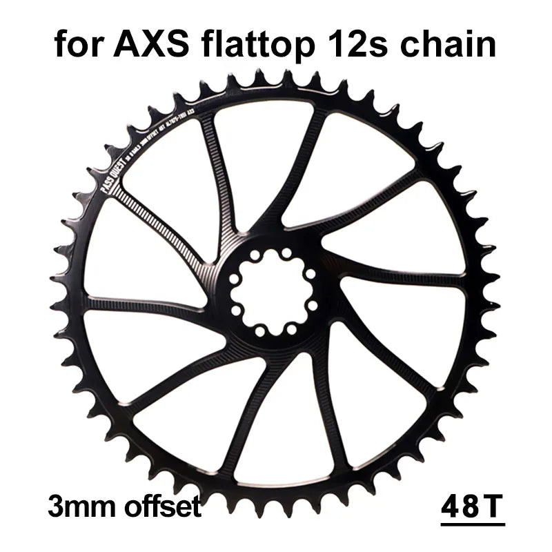8 Bolt Direct Mount Chainring Narrow Wide Star For Sram Force Red Rival Axs 12-speed Chainring 28t 30t 32t 34t 36 38 40 Tooth
