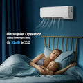 24000 BTU Mini Split Air Conditioner Indoor Unit Only, 230V Ductless Wall Mounted Air Handler for residential use, white ABS pl