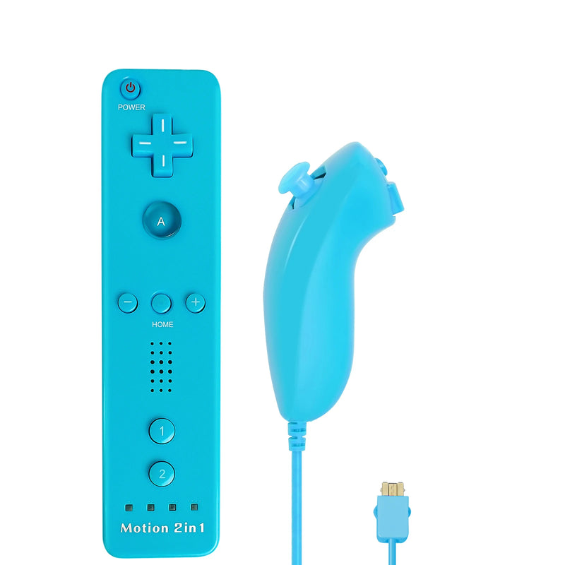 Controllers For Nintendo Wii 2 In 1 Left Right Controller Optional Motion Plus Set Game Remote Control Joystick Wireless Gamepad
