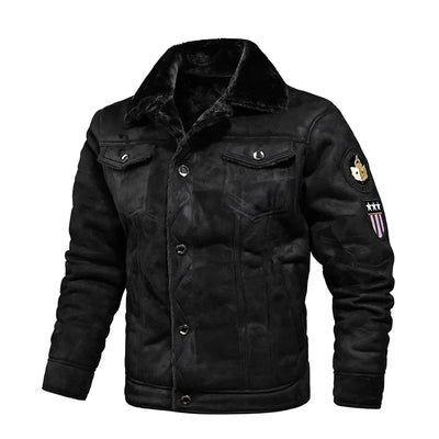 Men's Leather and Fur One-piece for Autumn and Winter | SAMAG