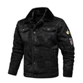 Men's Leather and Fur One-piece for Autumn and Winter 2024.  Fashionable Fleece-lined Fur Workwear Casual Coat.