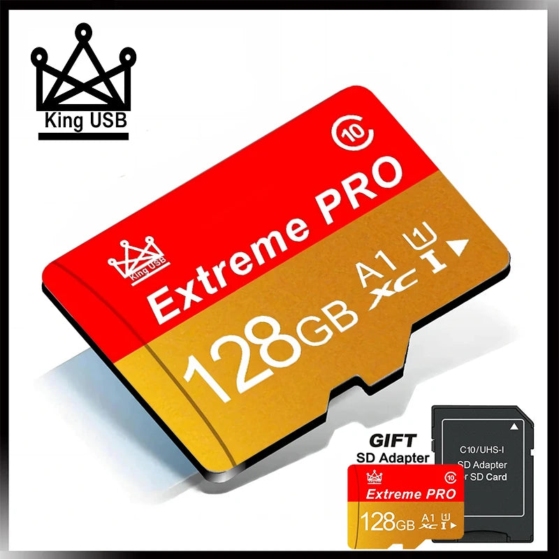 512GB Micro SD Card Performance Grade Data Storage Smart Device SDXC Flash Memory A1 U3 4K High-Speed for Smartphone Tablet PC -