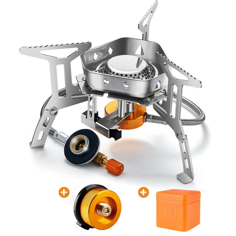 3500/5800W Big Power Gas Stove Camping BBQ Picnic Burner Portable Outdoor Windproof Fishing Hiking Heating Stove Wholesale