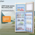 ZMLrefrigerator household mini small refrigerator double door office energy saving power saving bass