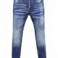 6060 Four Seasons New Men's Washed Ripped Patch Old | SAMAG