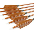 Mixed Carbon Arrows SP500 31.5" Inset Nock 4inch Brown | SAMAG