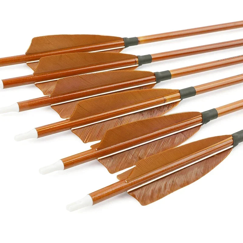 Mixed Carbon Arrows SP500 31.5" Inset Nock 4inch Brown | SAMAG