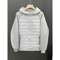 Trendy Hooded Solid Color Cotton Coat Jacket Grey Black White Loose Fit Versatile Casual Unique Couple Style Jacket For Men