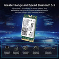 KEBIDUMEI AX210NGW WiFi 6E Card Bluetooth 5.3 2.4G/5G/6GHz 802.11AX M.2 NGFF Wireless Network Adapter For - Visuel 6 | SAMAG