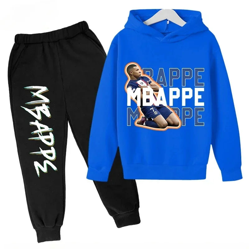 Autumn Mbappé Printed Children's Hoodie Suit Sweatshirt | SAMAG