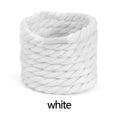 0.7mm Round Thick Hemp Style Shoelaces Solid Color for Men Women Hiking Sports Running